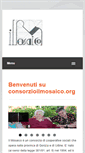 Mobile Screenshot of consorzioilmosaico.org